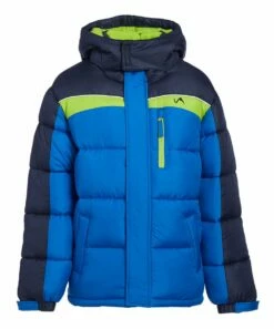 Best deal โญ Vertical 9 Navy & Blue Daniel Puffer ๐งฅ Coat - Boys For Kids โจ