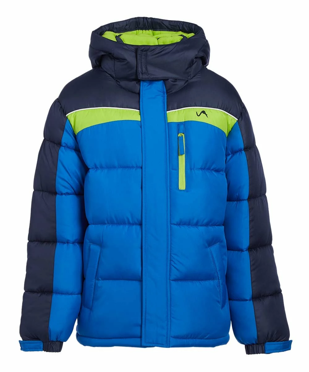 Best deal ⭐ Vertical 9 Navy & Blue Daniel Puffer 🧥 Coat - Boys For Kids ✨