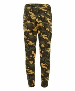 New 😉 Daniel L Khaki Camo Drawstring Pocket Joggers - Boys For Kids 🎁