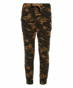 Best Pirce ๐ Daniel L Dark Khaki Camo Drawstring Pocket Joggers - Boys For Kids ๐